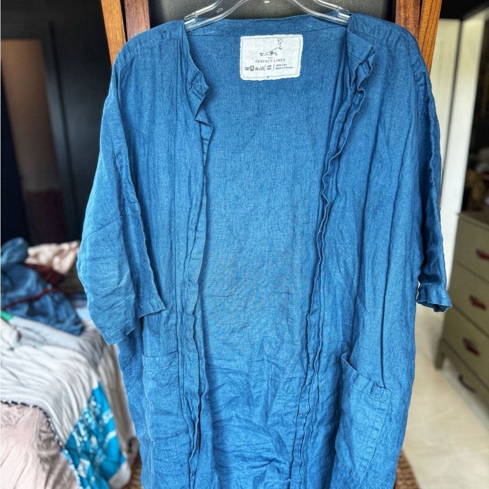 notPERFECTLINEN Linen Jacket